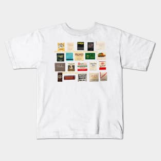 Vintage Toronto Restaurant Matchbook Covers Kids T-Shirt